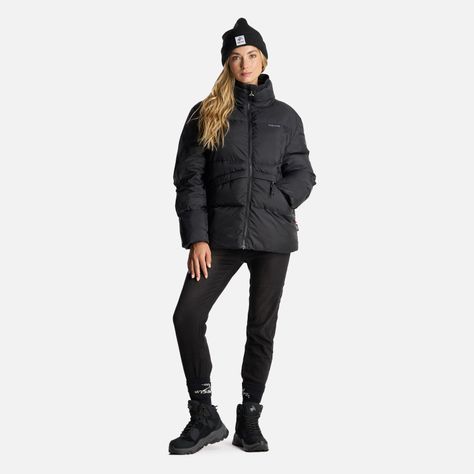 Chaqueta Mujer Queñoa Negro Haka Honu-8