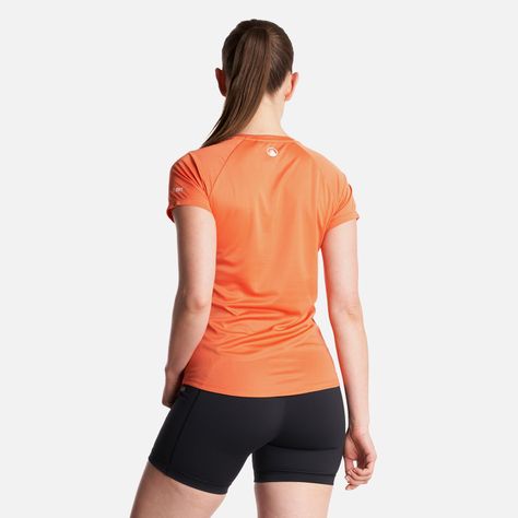 Polera Mujer  Core Q-Dry T-Shirt Salmon Lippi-3