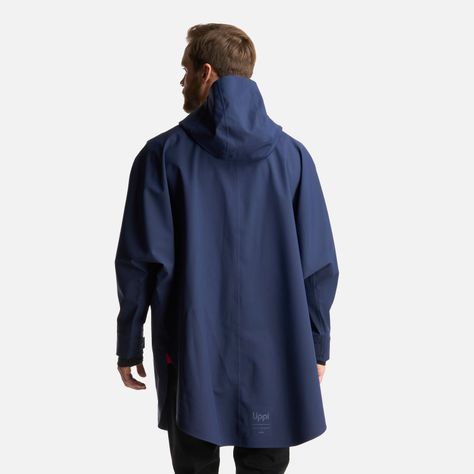 Chaqueta Hombre Galope B- Dry Rain Cover Azul Marino Lippi-4