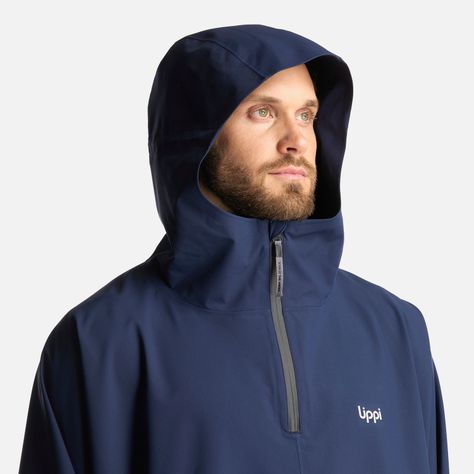 Chaqueta Hombre Galope B- Dry Rain Cover Azul Marino Lippi-5