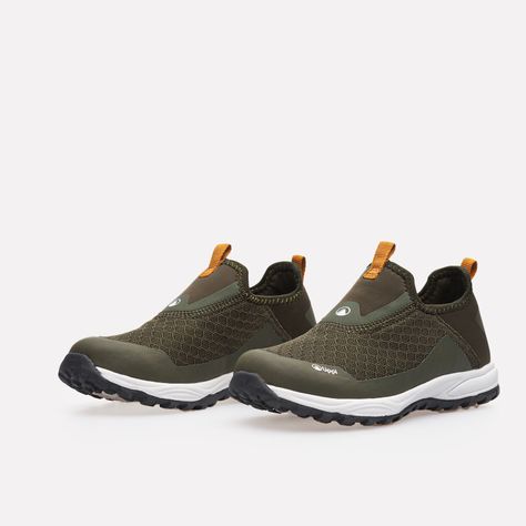 Zapatilla Niño Panal Kids Verde Naranjo Lippi-2