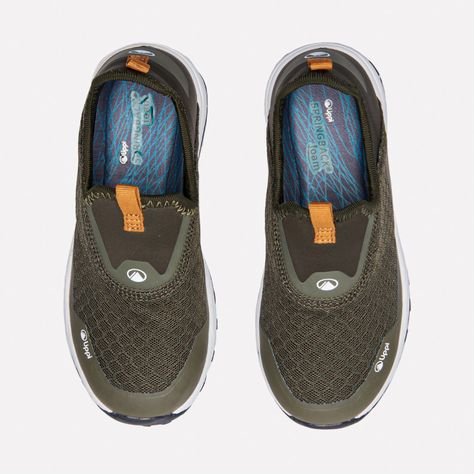 Zapatilla Niño Panal Kids Verde Naranjo Lippi-5