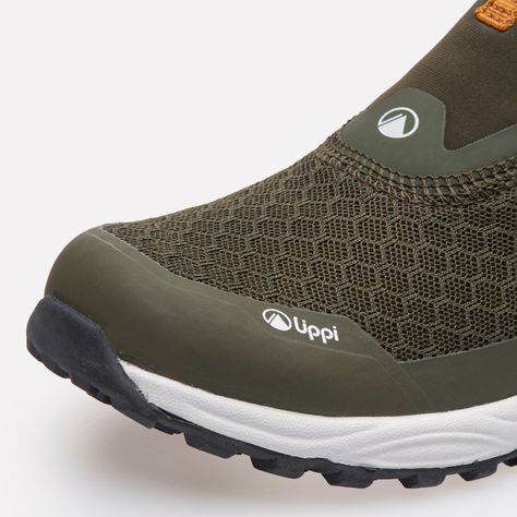 Zapatilla Niño Panal Kids Verde Naranjo Lippi-6