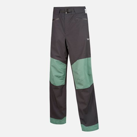 Pantalon Teen Boy Sierra Nevada B-Dry Light Pants Negro/Verde Botella Lippi-0