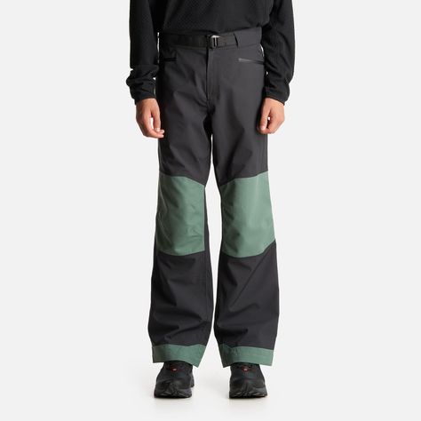 Pantalon Teen Boy Sierra Nevada B-Dry Light Pants Negro/Verde Botella Lippi-1