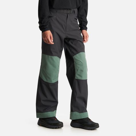 Pantalon Teen Boy Sierra Nevada B-Dry Light Pants Negro/Verde Botella Lippi-2