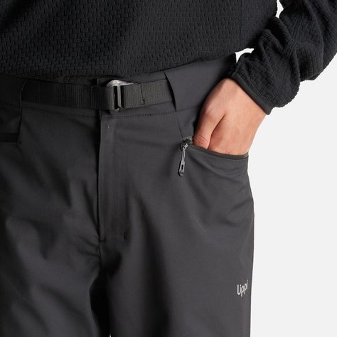 Pantalon Teen Boy Sierra Nevada B-Dry Light Pants Negro/Verde Botella Lippi-4