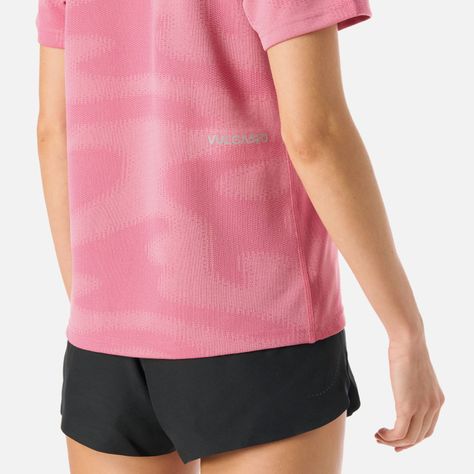 Polera Mujer Built To Move Pro T-Shirt Rosado Vulcano-5