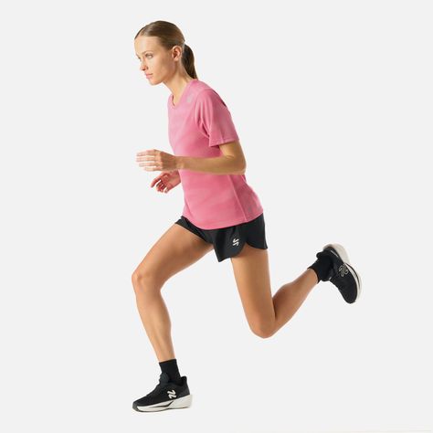 Polera Mujer Built To Move Pro T-Shirt Rosado Vulcano-7