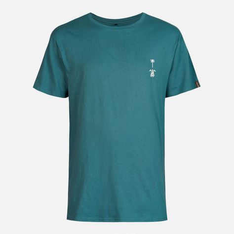 Polera Hombre Amanecer Verde Grisaceo Haka Honu-0