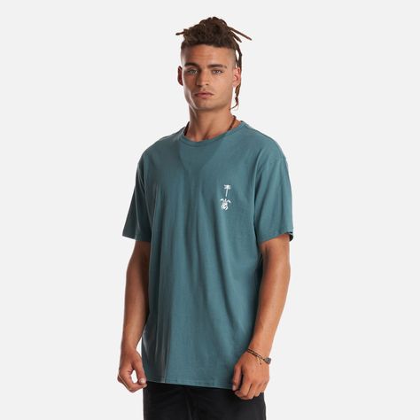 Polera Hombre Amanecer Verde Grisaceo Haka Honu-2