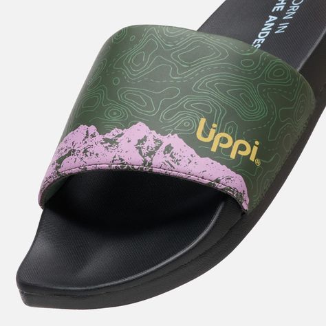 Sandalia Mujer Insigne Slide Print Lila Lippi V25-1