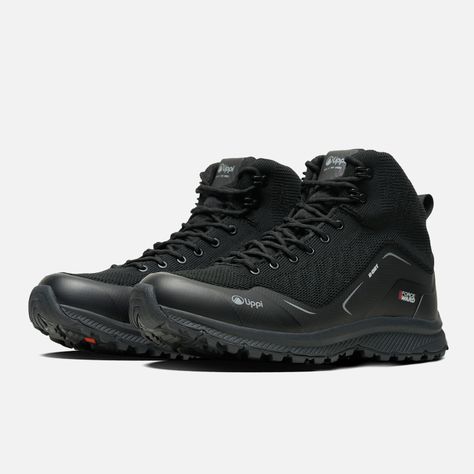 Botín Hombre Light Rock Mid ECO All Black Lippi-2