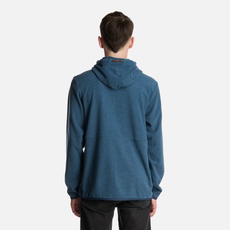 Polerón Teen Boy Stripes NanoF Full Zip Hoody Azul Lippi I25-2