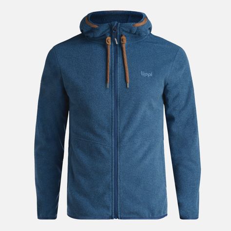 Polerón Teen Boy Stripes NanoF Full Zip Hoody Azul Lippi I25-6