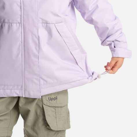 Chaqueta Niña Cold Place B-Dry Hoody Jacket Lila Lippi-6