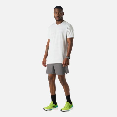Polera Hombre Built To Move Pro T-Shirt Blanco Vulcano-6