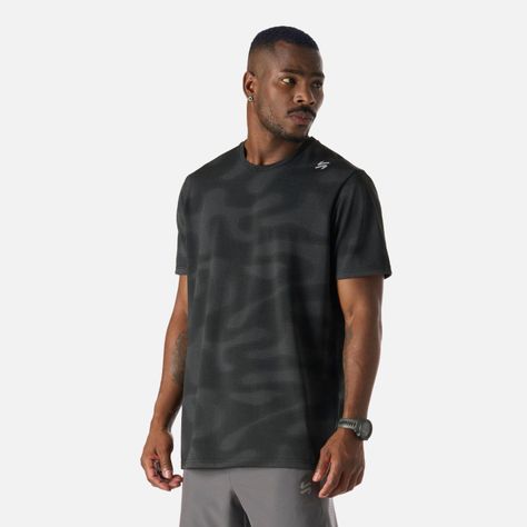 Polera Hombre Built To Move Pro T-Shirt Negro Vulcano-1