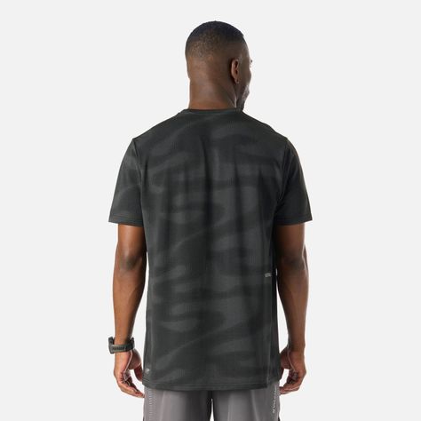 Polera Hombre Built To Move Pro T-Shirt Negro Vulcano-3