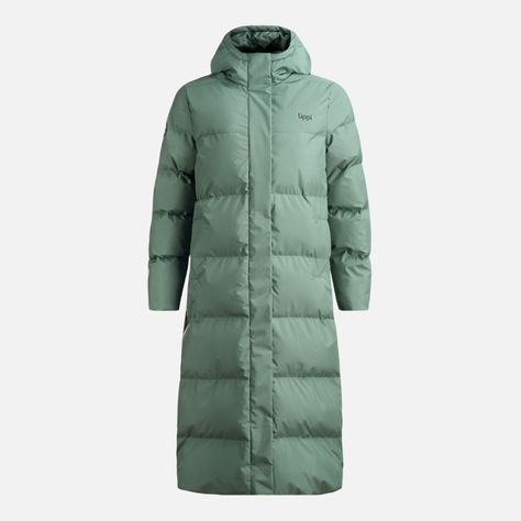 Chaqueta Mujer Long And Warm Steam Pro Hoody Jacket Verde Musgo Lippi-0