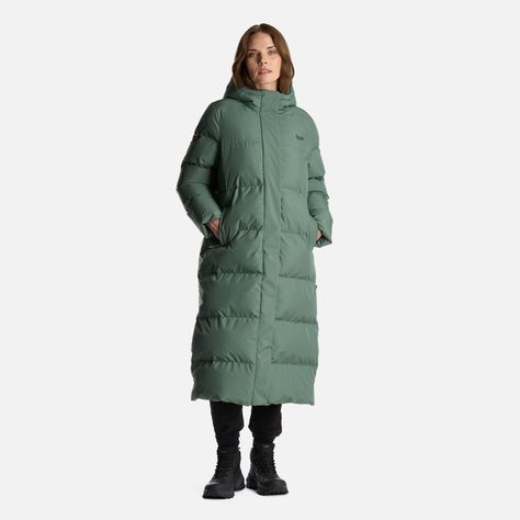 Chaqueta Mujer Long And Warm Steam Pro Hoody Jacket Verde Musgo Lippi-1
