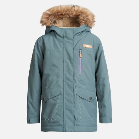 Chaqueta Niña Roble B-Dry Hoody Jacket Verde Grisaceo Lippi I23-0