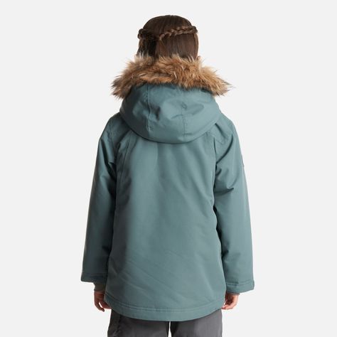 Chaqueta Niña Roble B-Dry Hoody Jacket Verde Grisaceo Lippi I23-3