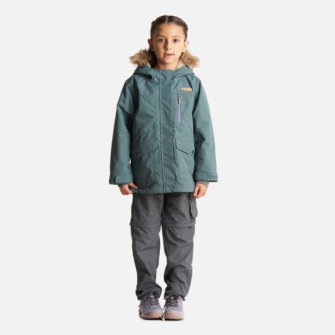 Chaqueta Niña Roble B-Dry Hoody Jacket Verde Grisaceo Lippi I23-6
