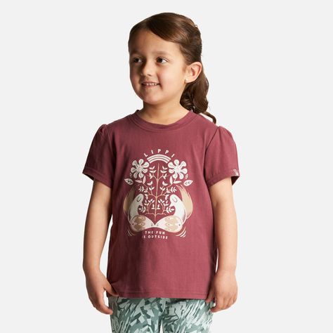 Polera Niña Country T-Shirt Frambuesa Oscuro Lippi-1