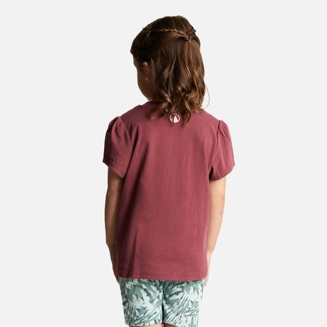 Polera Niña Country T-Shirt Frambuesa Oscuro Lippi-2
