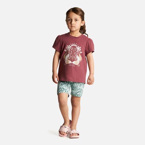 Polera Niña Country T-Shirt Frambuesa Oscuro Lippi-3