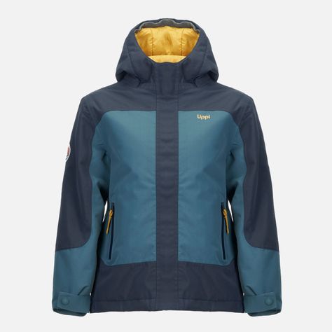 Chaqueta Niño Andes Snow B-Dry Hoody Jacket Azul Noche Lippi I23-0