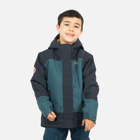 Chaqueta Niño Andes Snow B-Dry Hoody Jacket Azul Noche Lippi I23-1