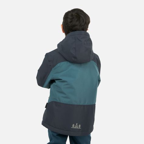 Chaqueta Niño Andes Snow B-Dry Hoody Jacket Azul Noche Lippi I23-2