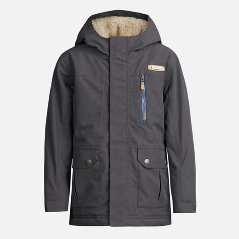 Chaqueta Niño Roble B-Dry Hoody Jacket Grafito Lippi I23-0