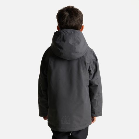 Chaqueta Niño Roble B-Dry Hoody Jacket Grafito Lippi I23-2