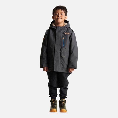 Chaqueta Niño Roble B-Dry Hoody Jacket Grafito Lippi I23-5