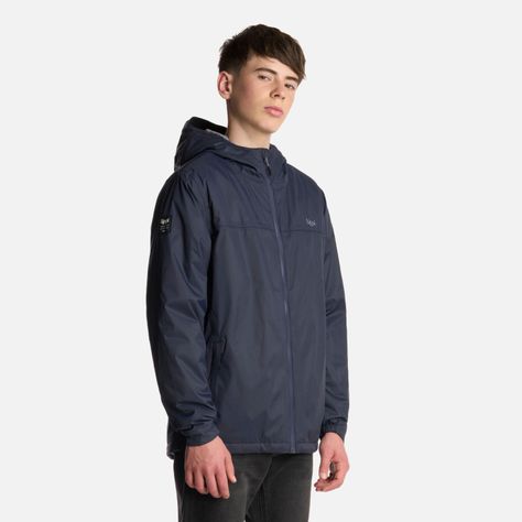Chaqueta Teen Boy Cold Place B-Dry Hoody Azul Lippi I24-2