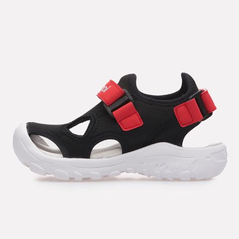 Sandalia Niño Go Out Again Kids Negro / Rojo Lippi V25-1