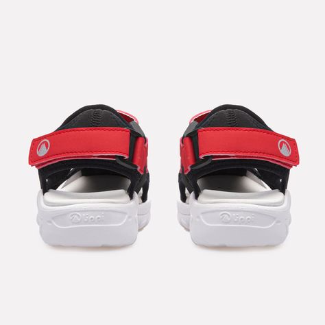 Sandalia Niño Go Out Again Kids Negro / Rojo Lippi V25-3