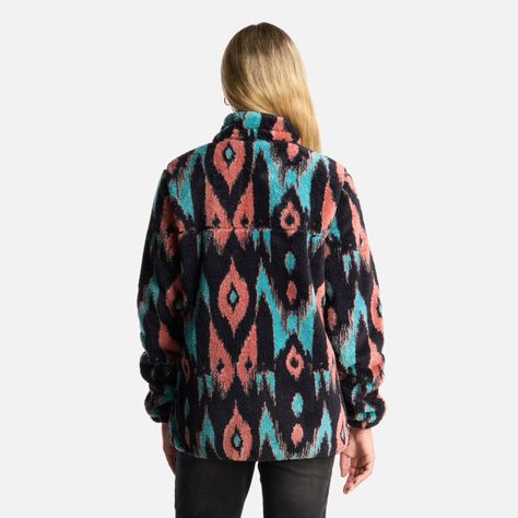 Poleron Mujer Caluro-sin Print Azul Haka Honu-4