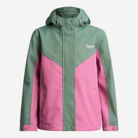 Chaqueta Niña Massif B-Dry Hoody Jacket Verde Musgo Lippi-0