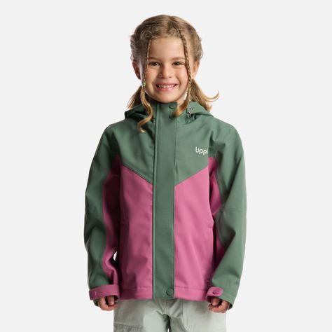 Chaqueta Niña Massif B-Dry Hoody Jacket Verde Musgo Lippi-1