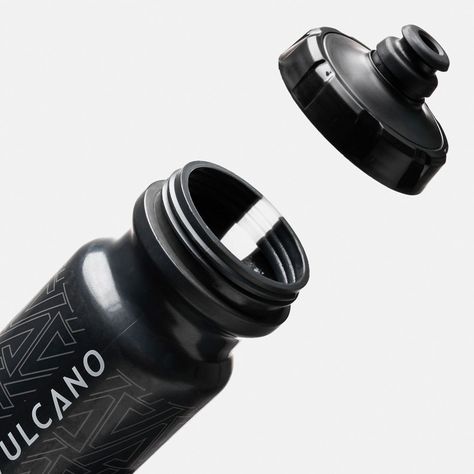 Botella Unisex Vulcano Water-flex Bottle Negro print Lippi-2