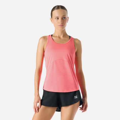 Polera Mujer Built To Move Tank Top Coral Vulcano-0