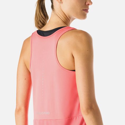 Polera Mujer Built To Move Tank Top Coral Vulcano-5