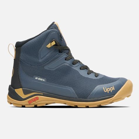 Zapato Niño Intense Hike Kids Mid Azul Noche/Taupe Lippi I25-0