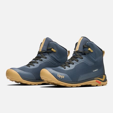 Zapato Niño Intense Hike Kids Mid Azul Noche/Taupe Lippi I25-3