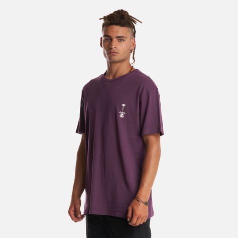 Polera Hombre Amanecer Morado Haka Honu-2