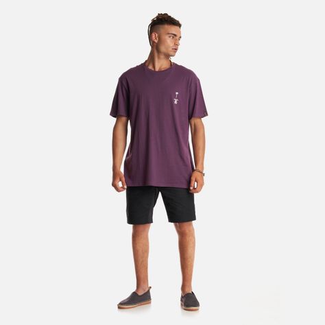 Polera Hombre Amanecer Morado Haka Honu-5